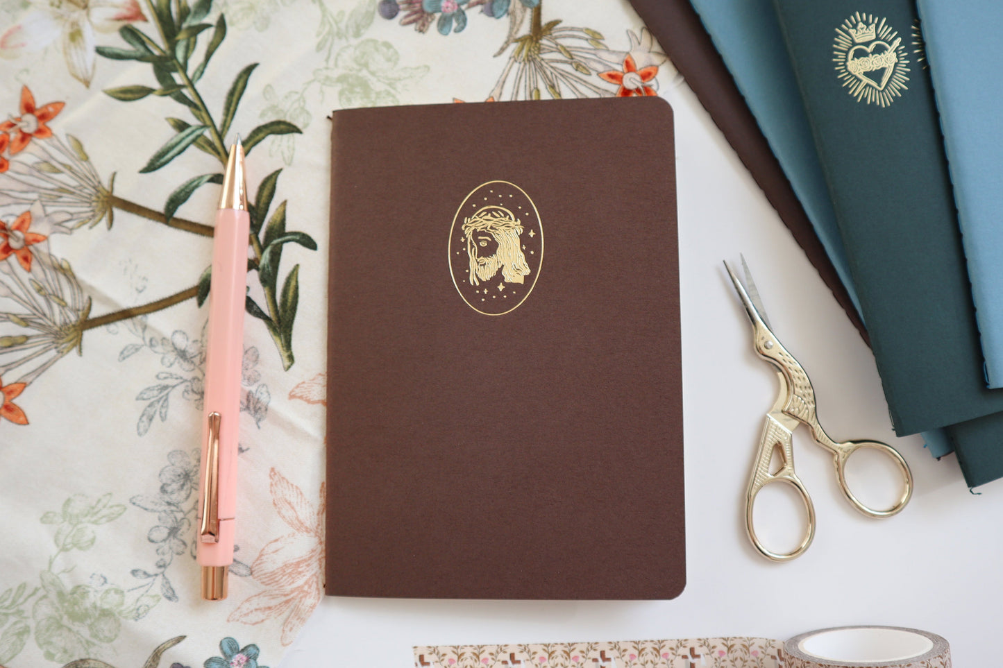 Brown Crown of Thorns A6 Softcover Notebook