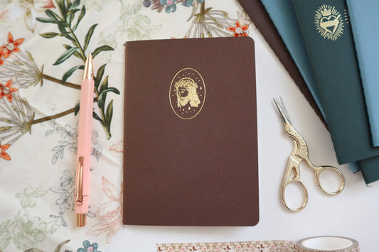 Brown Crown of Thorns A6 Softcover Notebook