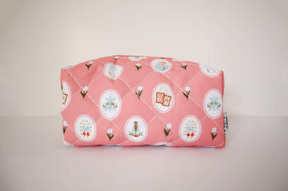 Marian Pink Quilted Pouch