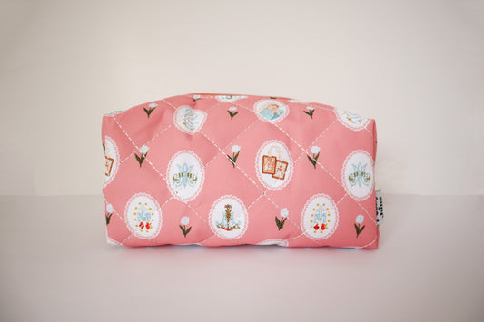Marian Pink Quilted Pouch
