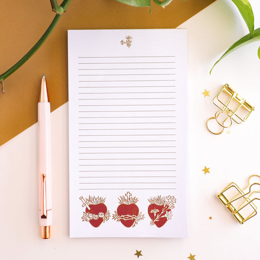 Holy Hearts Notepad