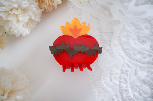 Sacred Heart Hair Clip