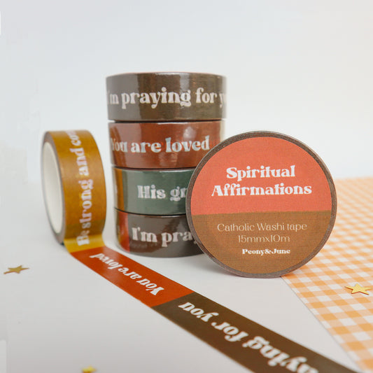 Spiritual Affirmations Washi Tape