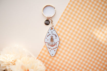 Marian Enamel Keychain