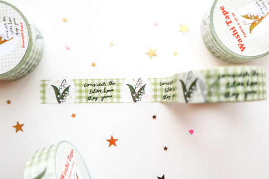 Consider The Lilies Washi Tape