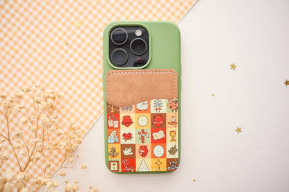 Catholic Patchwork Phone Wallet Peony&June Illustration Catholic Patchwork Phone Wallet Peony&June Illustration