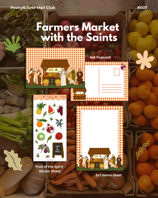 Catholic Mail Club Issue No 7 - Farmers Market with the Saints