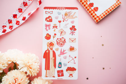 St Valentine Sticker Sheet