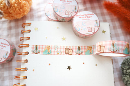 Marian Symbols Pink Washi Tape