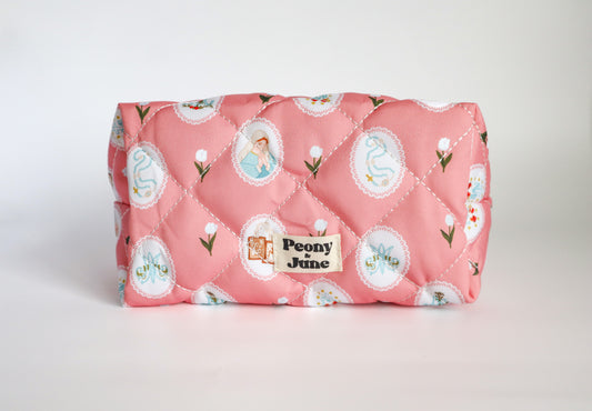 Marian Pink Quilted Pouch