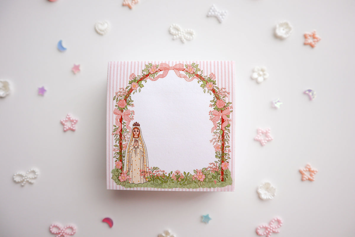 Our Lady of Fatima Sticky Notes