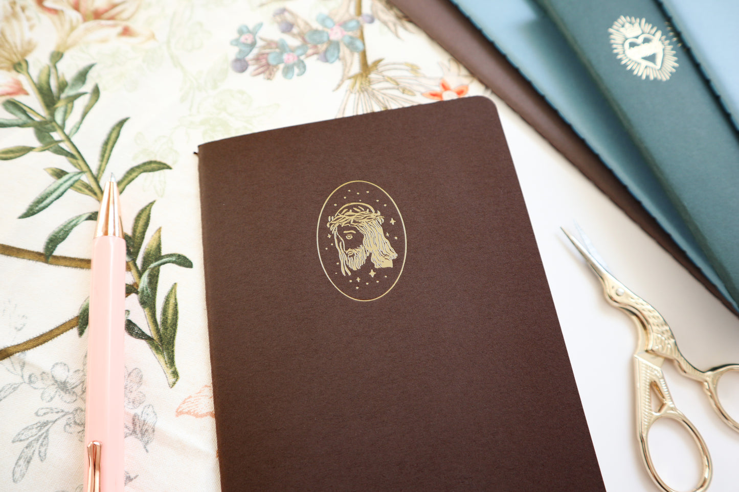 Brown Crown of Thorns A6 Softcover Notebook