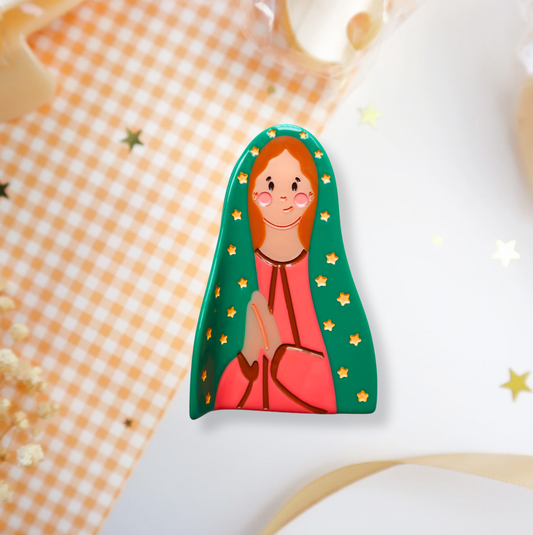 Our Lady of Guadalupe Hair Clip