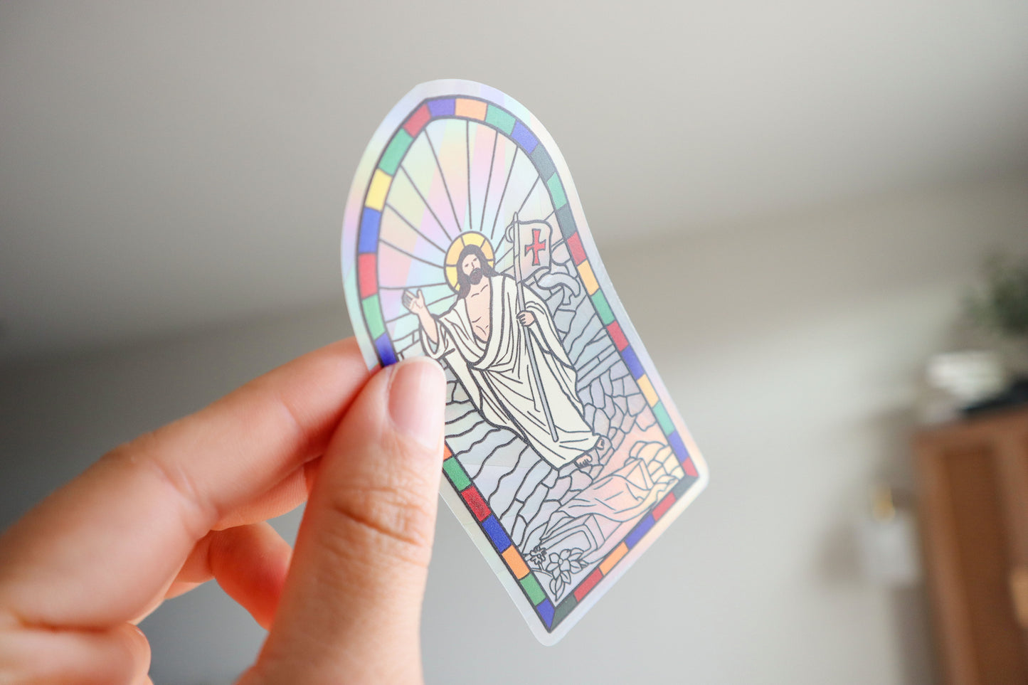 Jesus is Risen Suncatcher