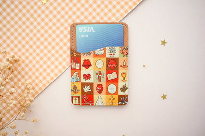 Catholic Patchwork Phone Wallet