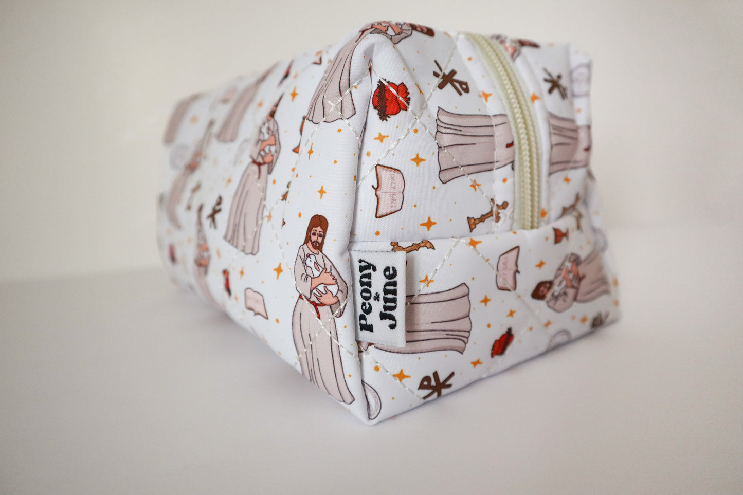 Jesus The Good Shepherd Quilted Pouch