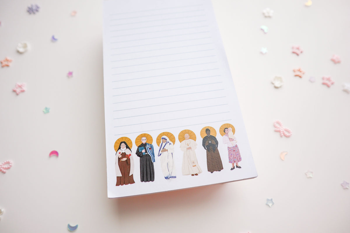 Saints Notepad 4x7