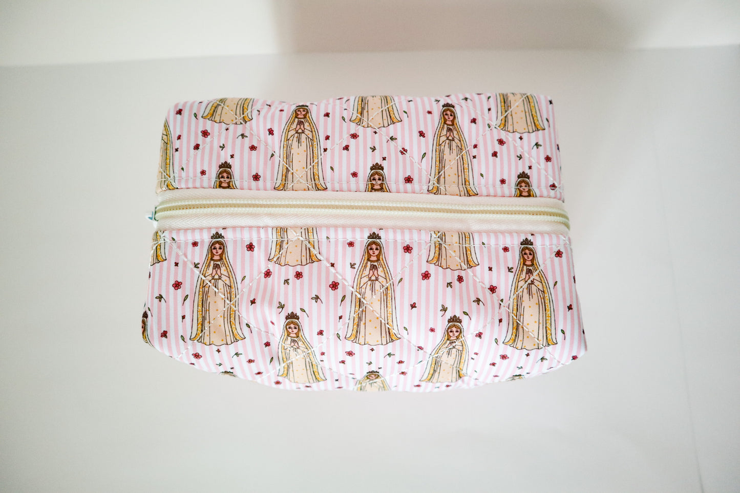 Our Lady of Fatima Quilted Pouch