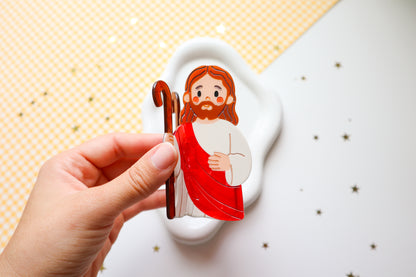 Jesus The Good Shepherd Hair Clip