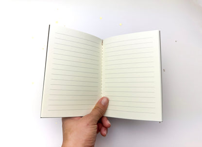 Brown Holy Hearts A6 Softcover Notebook