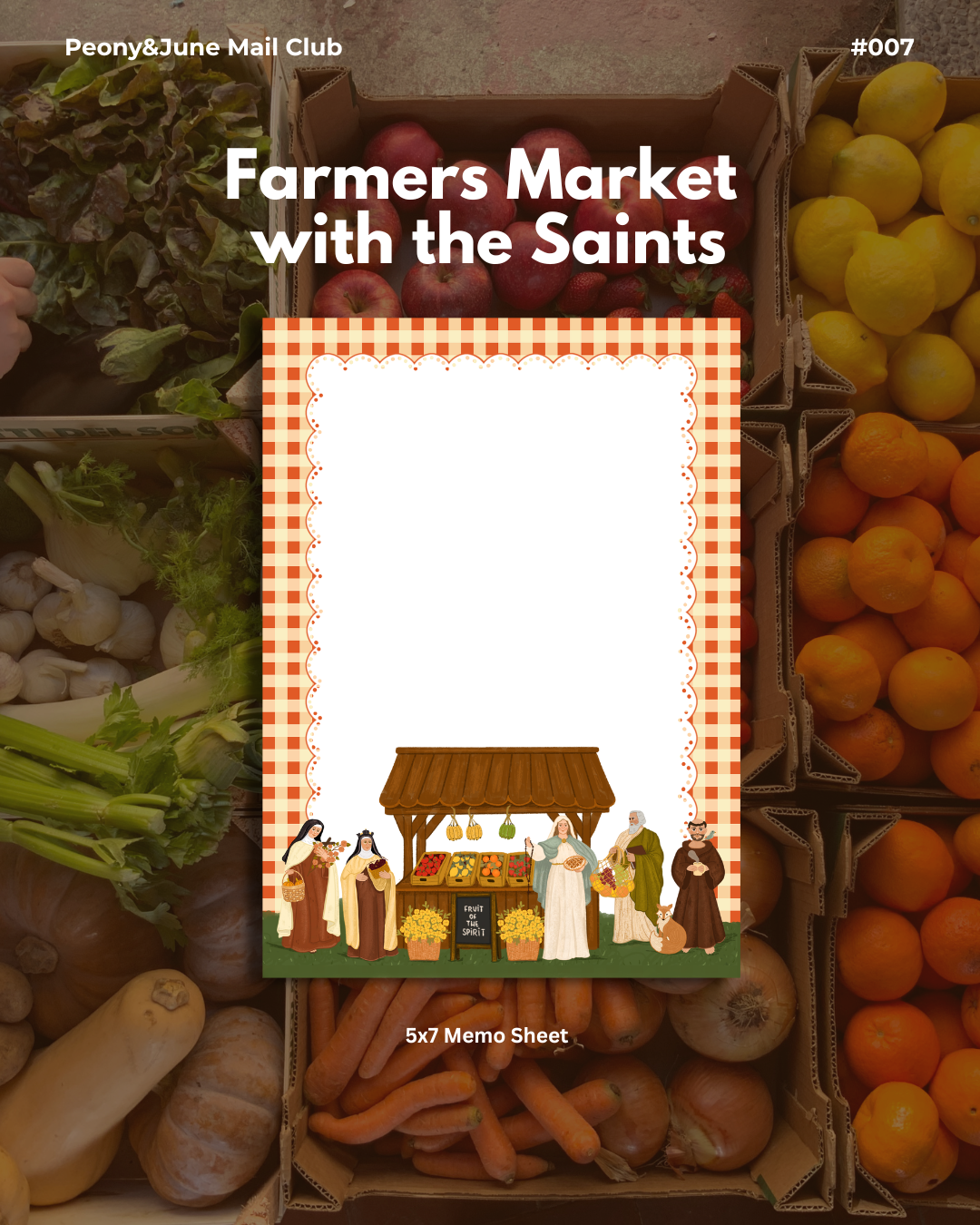 Catholic Mail Club Issue No 7 - Farmers Market with the Saints
