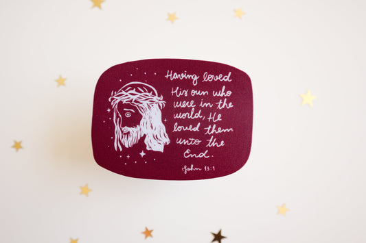 Loved Unto the End Vinyl Sticker