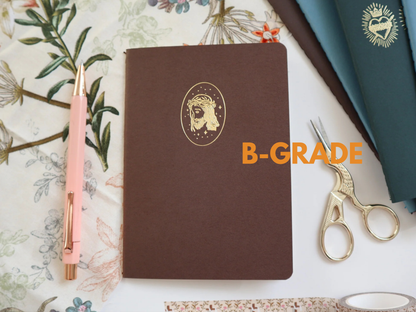 B GRADE Brown Crown of Thorns A6 Softcover Notebook