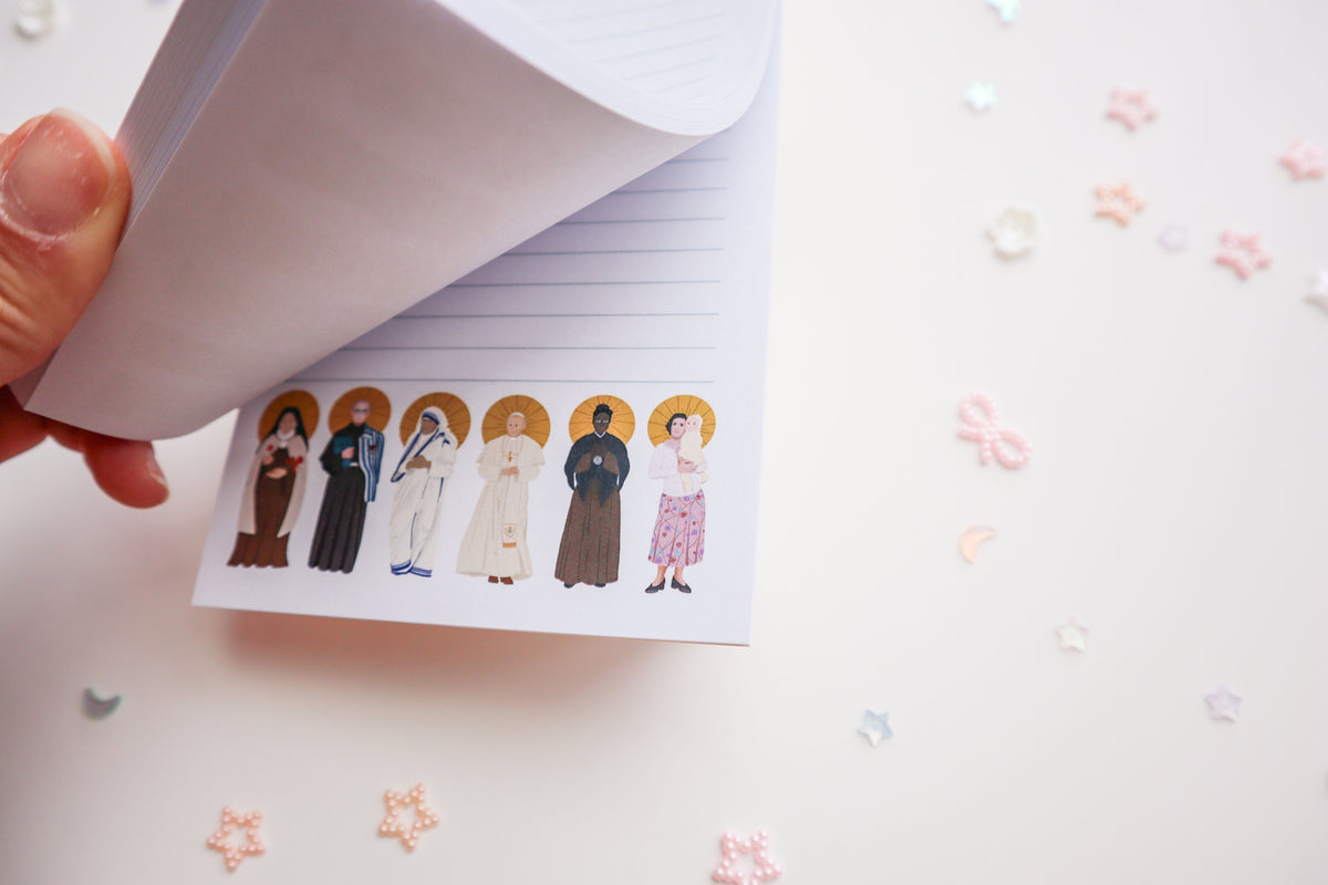 Saints Notepad 4x7