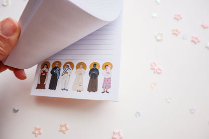 Saints Notepad 4x7