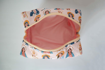 Blessed Mother Quilted Pouch