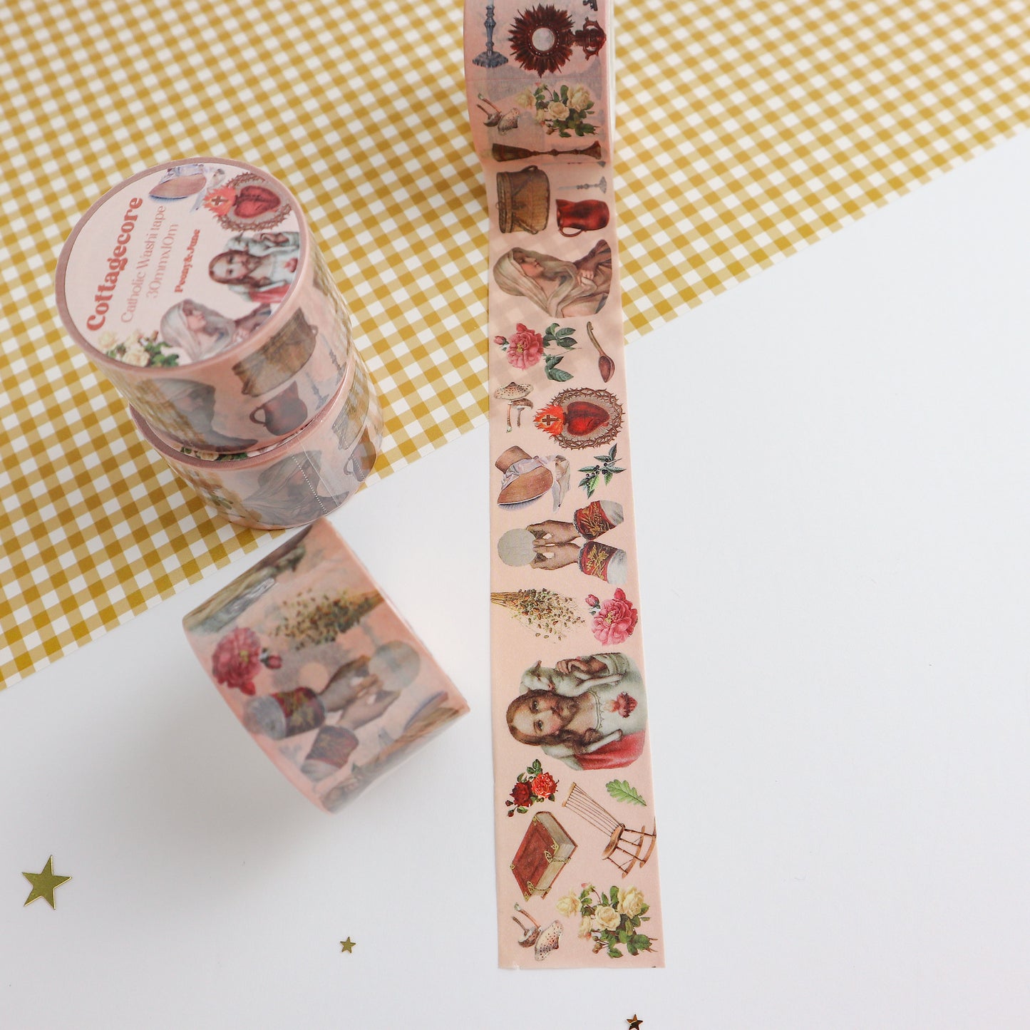 Cottagecore Catholic Washi Tape