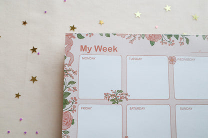 Our Lady Of Fatima Weekly Planner Notepad