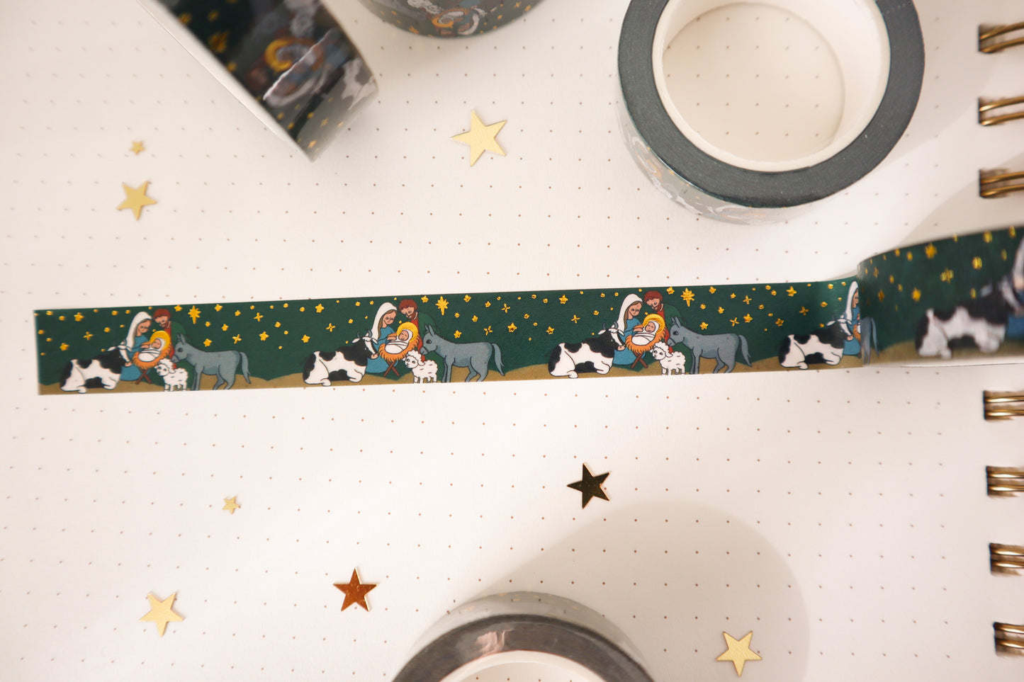 Limited Edition Gold Foil Nativity Washi Tape