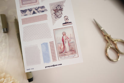 Catholic Journaling Sticker Sheet