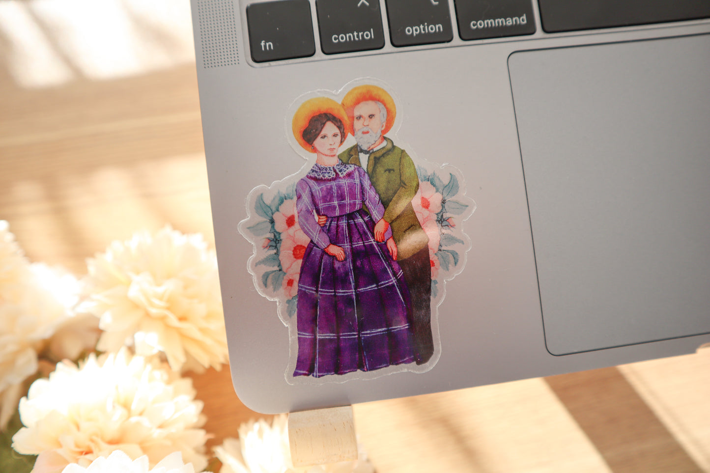 St Zelie and Louis Martin Clear Vinyl Sticker