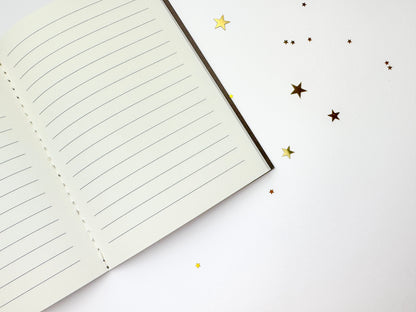 Brown Holy Hearts A6 Softcover Notebook