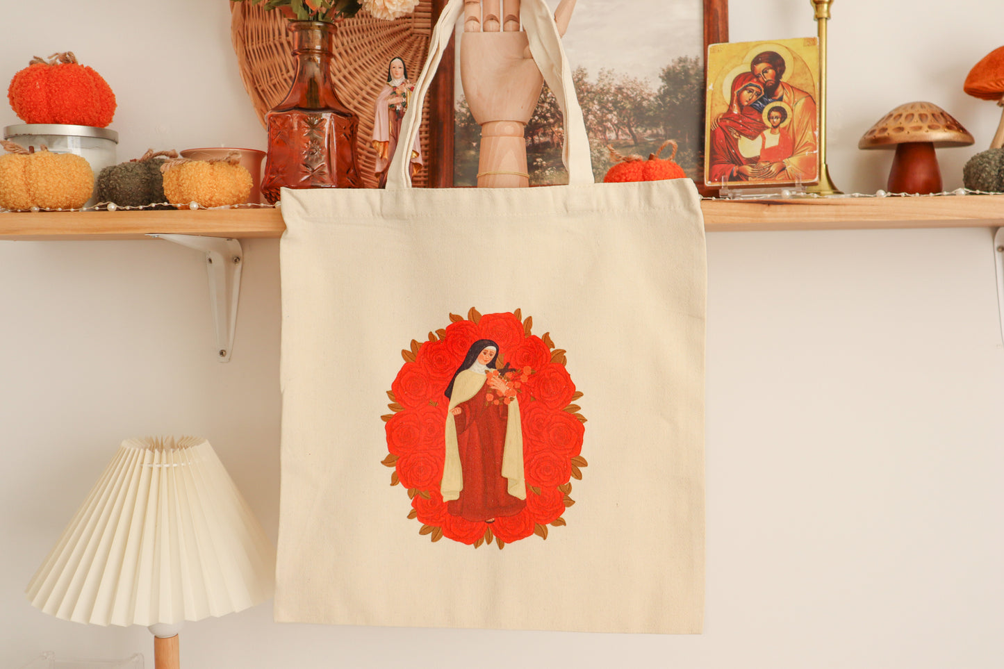 Saint Therese Canvas Tote Bag