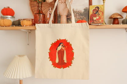 Saint Therese Canvas Tote Bag