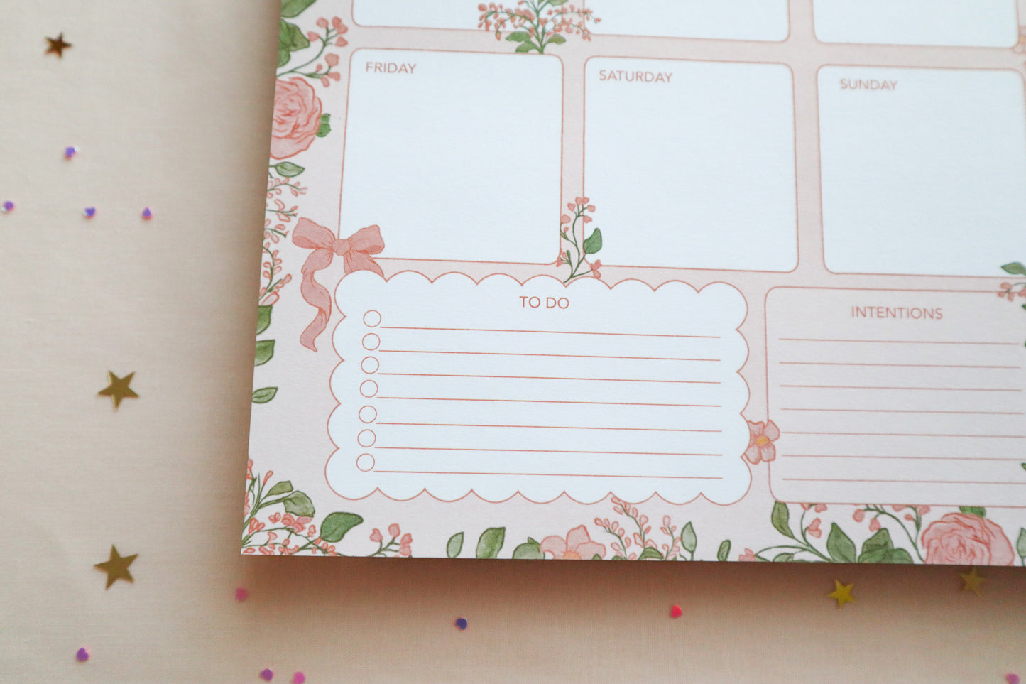 Our Lady Of Fatima Weekly Planner Notepad