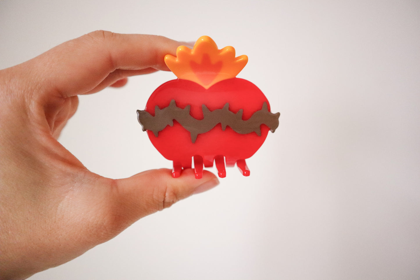 Sacred Heart Hair Clip