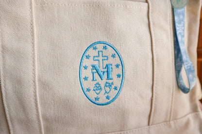 Marian Embroidered Crossbody Tote Bag
