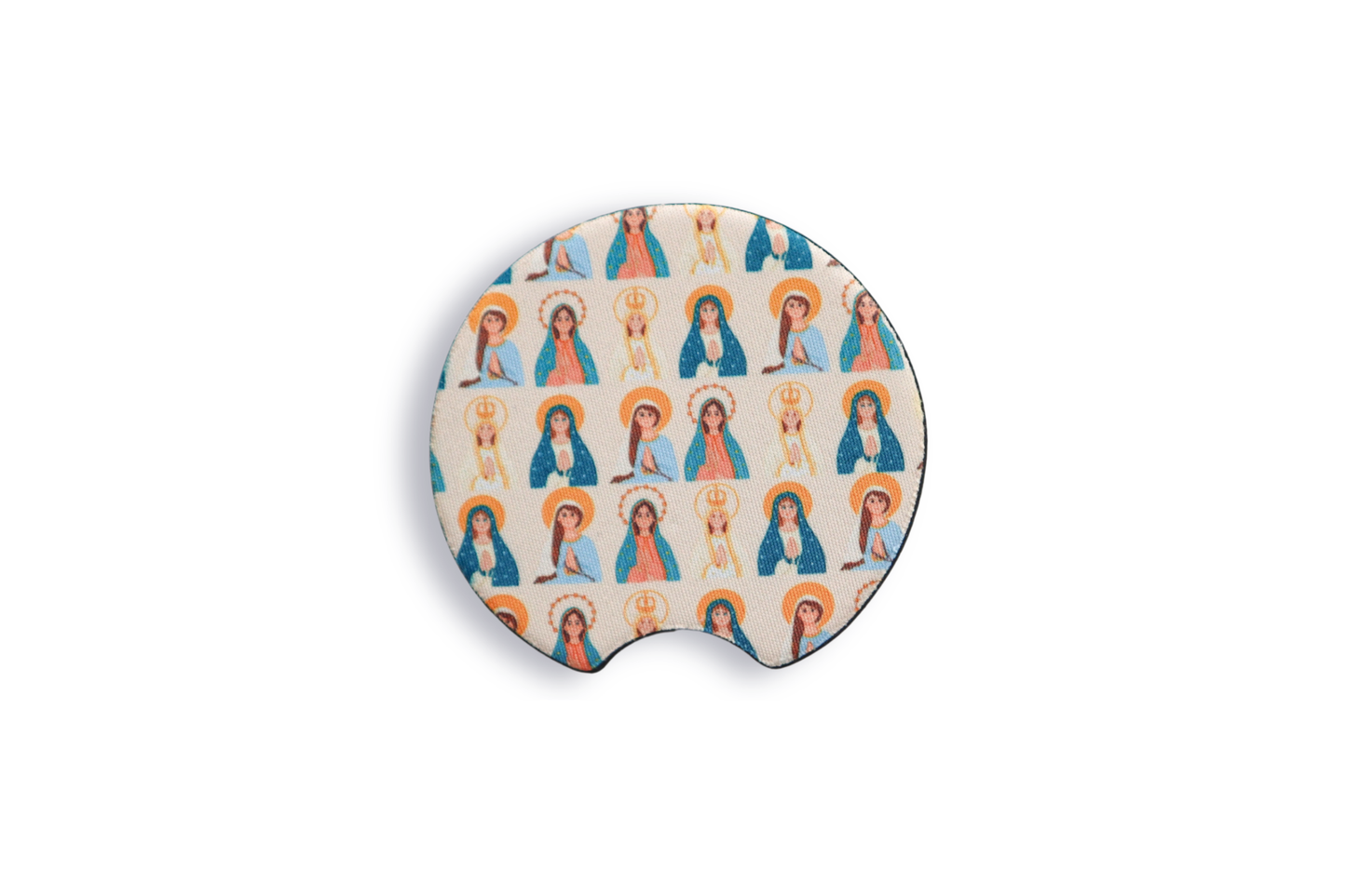 Blessed Mother Car Coasters Set of 2