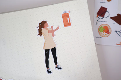 The Fit Catholic Girl Sticker Sheet