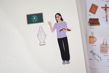 The Catholic Teacher Sticker Sheet