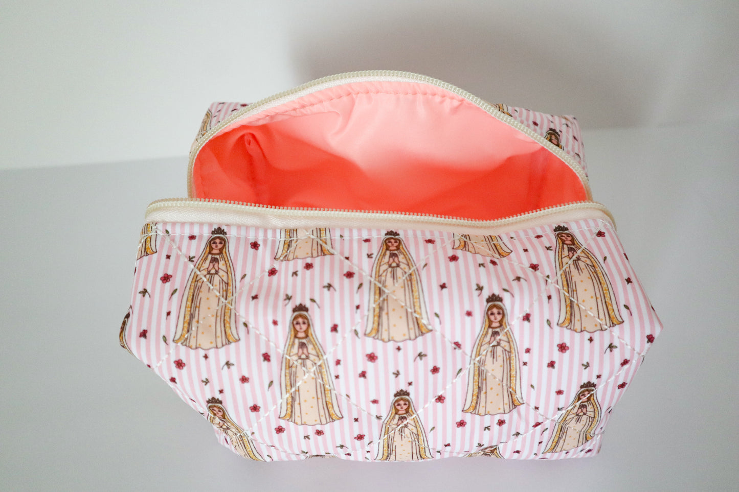 Our Lady of Fatima Quilted Pouch