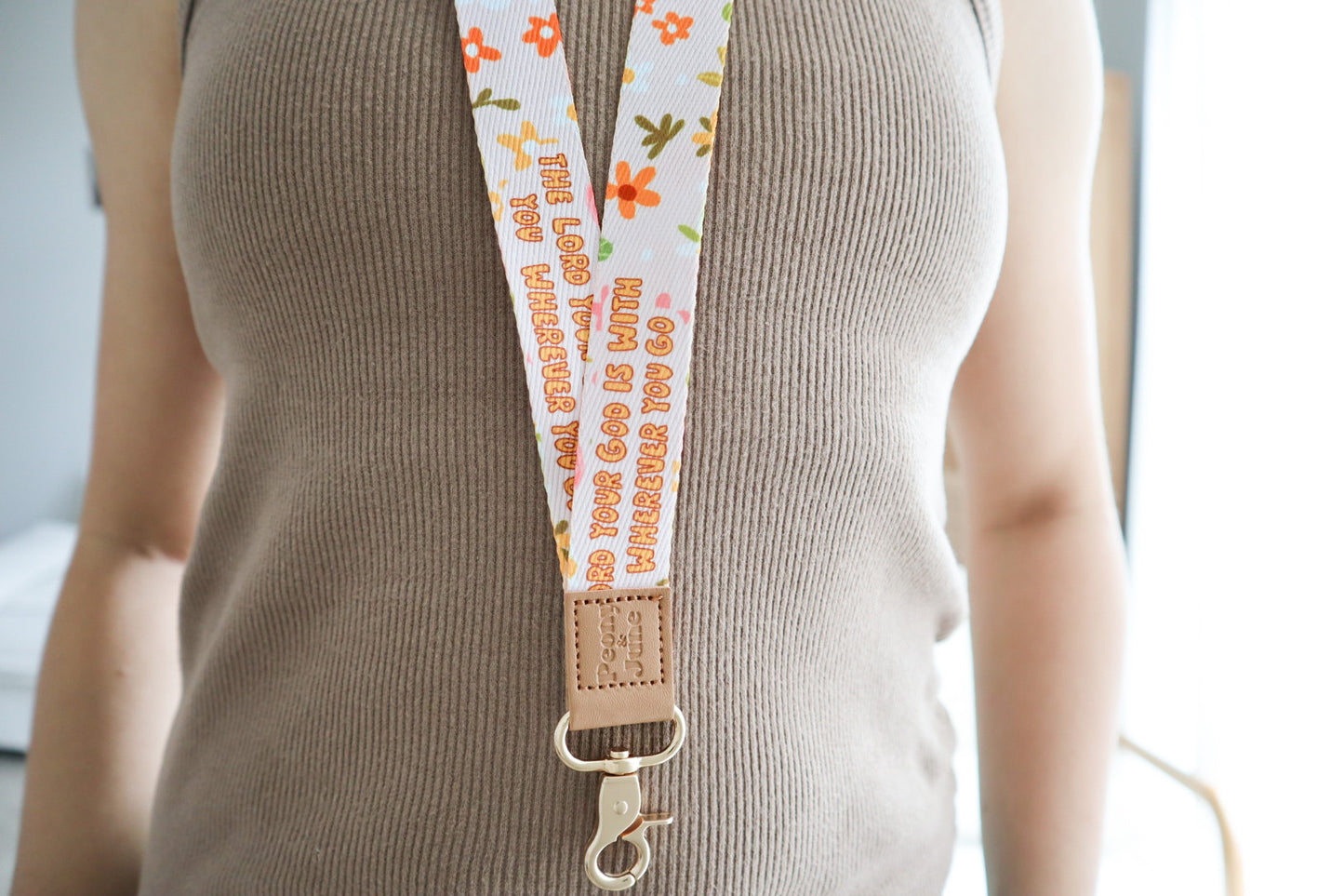 The Lord Is With You Lanyard