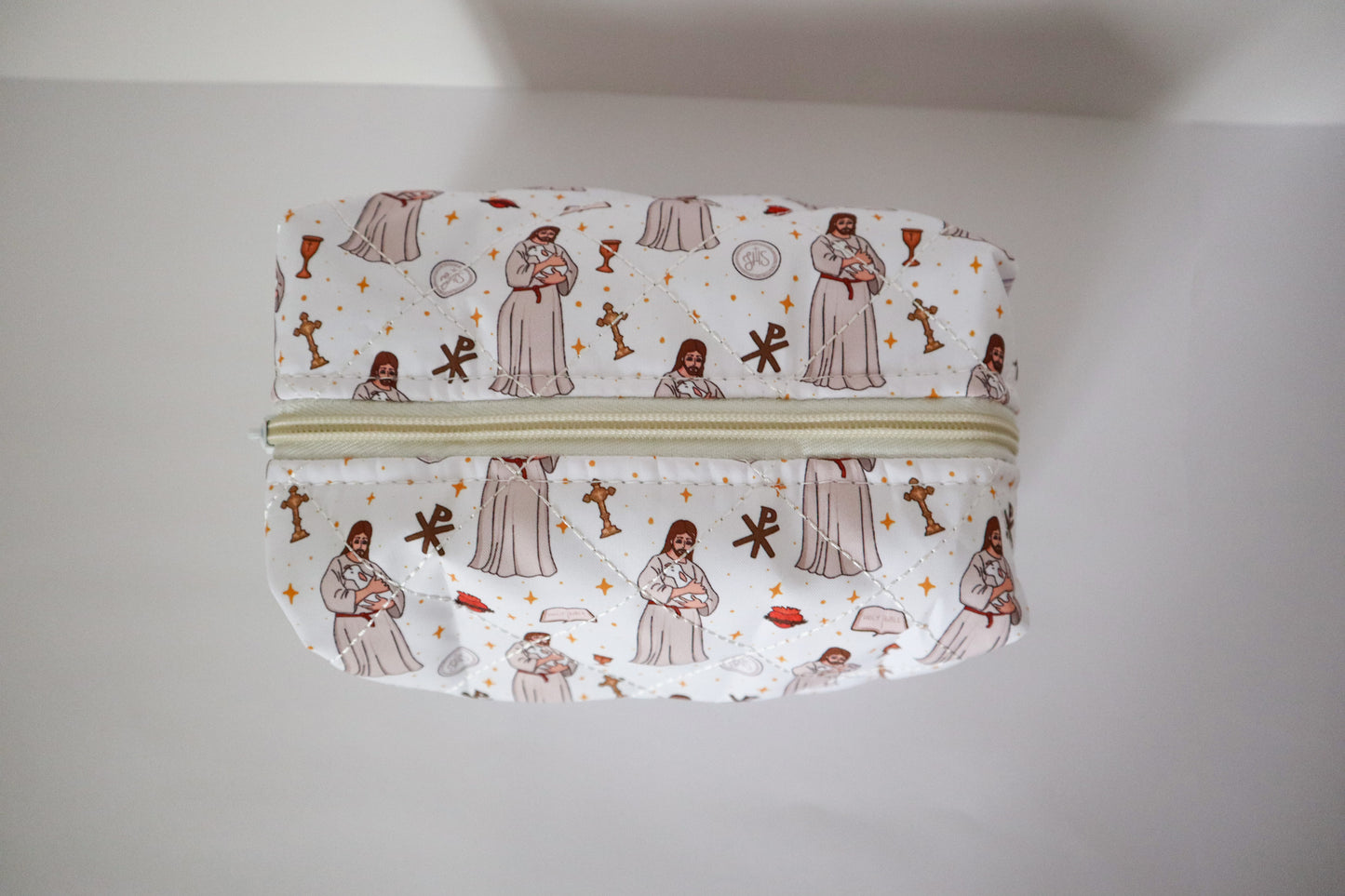 Jesus The Good Shepherd Quilted Pouch