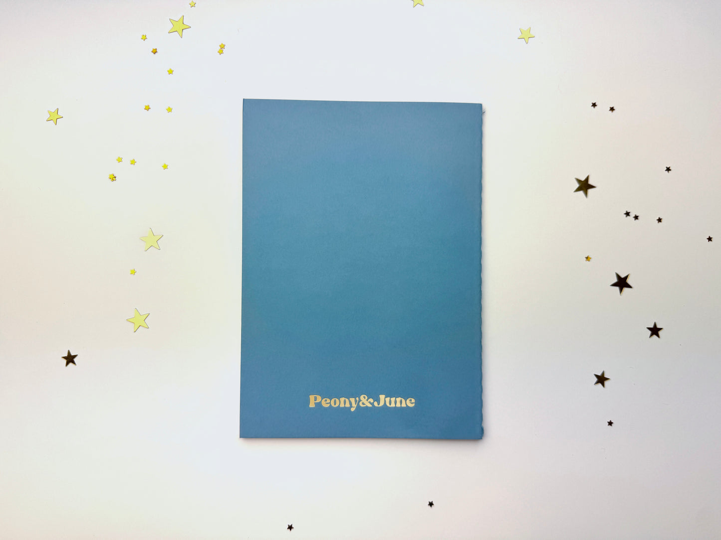 Blue Holy Hearts A6 Softcover Notebook