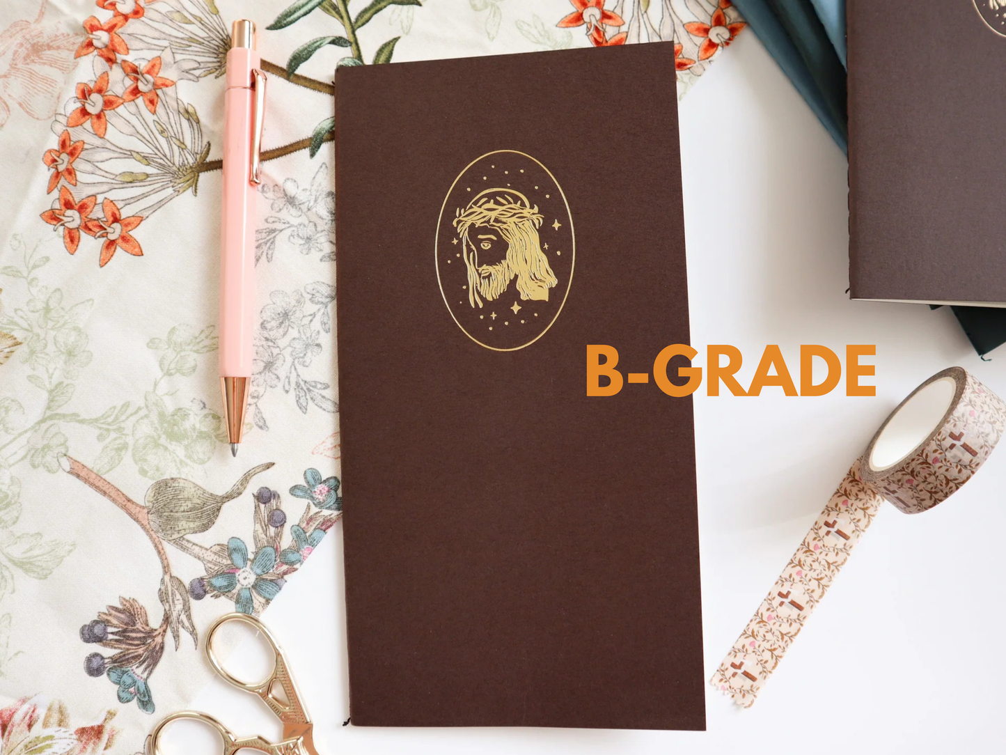 B GRADE Brown Crown of Thorns Notebook TN size (Copy)