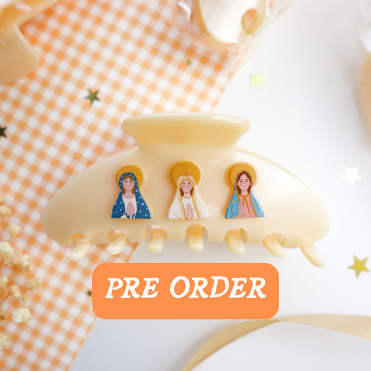 PRE ORDER - Blessed Mother Hair Clip